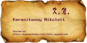 Keresztessy Nikolett névjegykártya